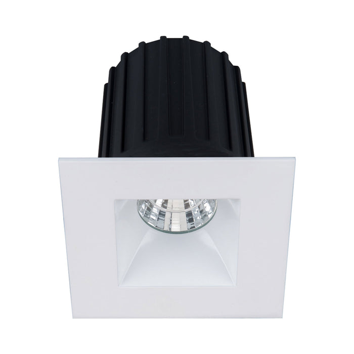 Ocularc 2.0 Square Open Reflector 11W LED Recessed Trim in White.