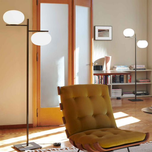 Alba Floor Lamp in living room.