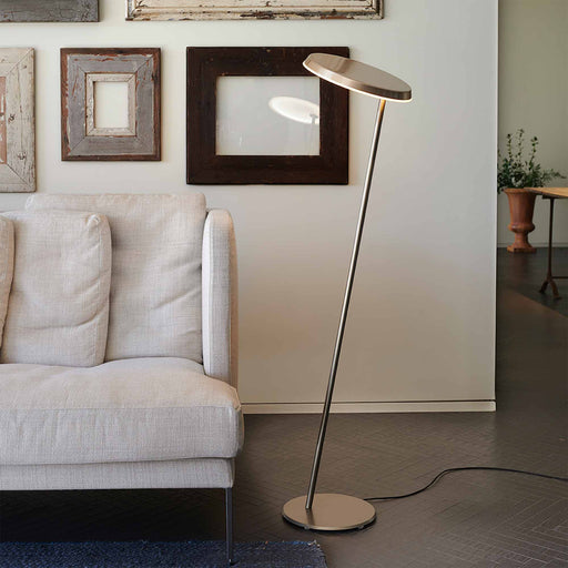 Amanita LED Floor Lamp in living room.