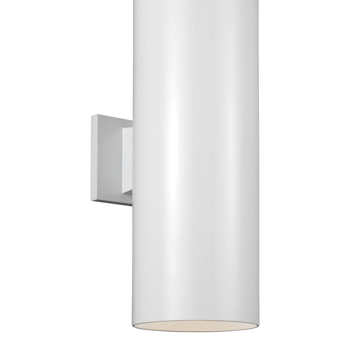 Outdoor Cylinders LED Wall Light Detail.