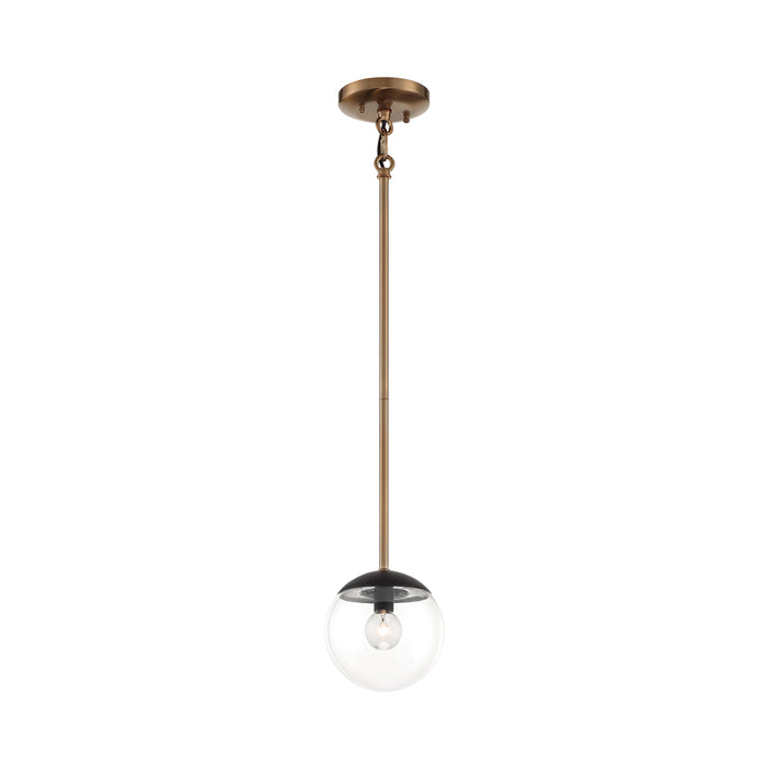 Outer Limits Mini Pendant Light in Painted Bronze.
