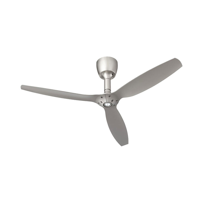 Alpha LED Ceiling Fan in Satin Nickel.