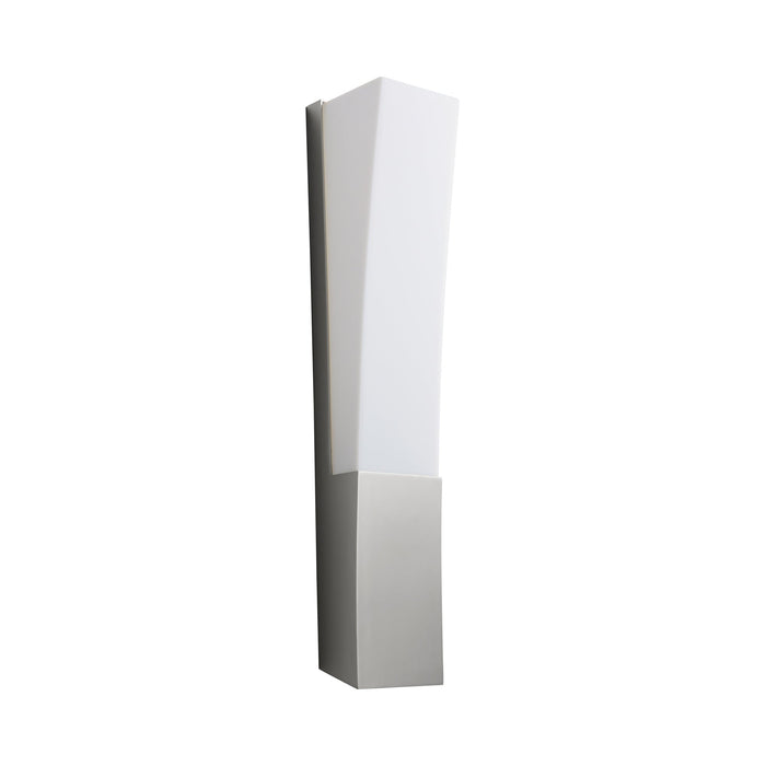Crescent LED Wall Light in Satin Nickel (Large).