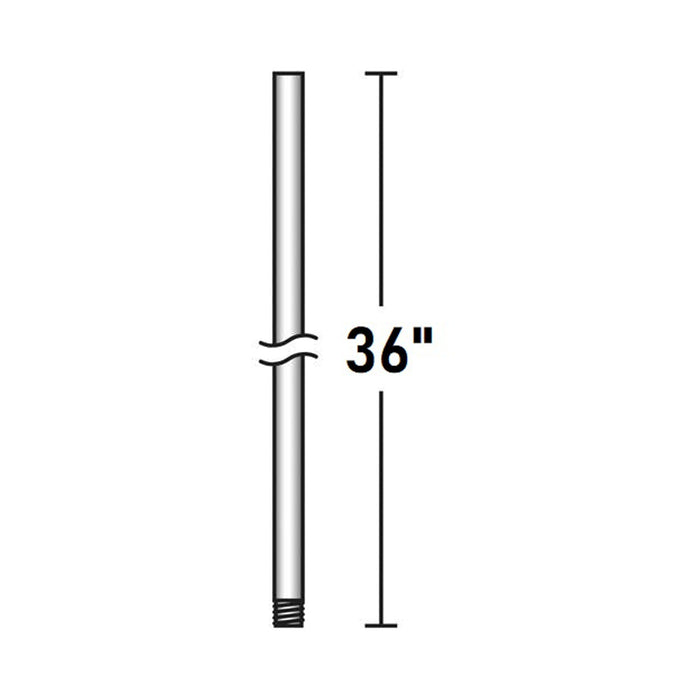 Oxygen Downrod - line drawing.