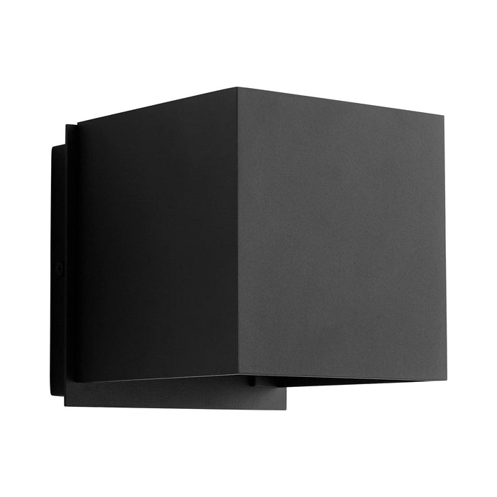 Kubo Outdoor LED Wall Light in Black.