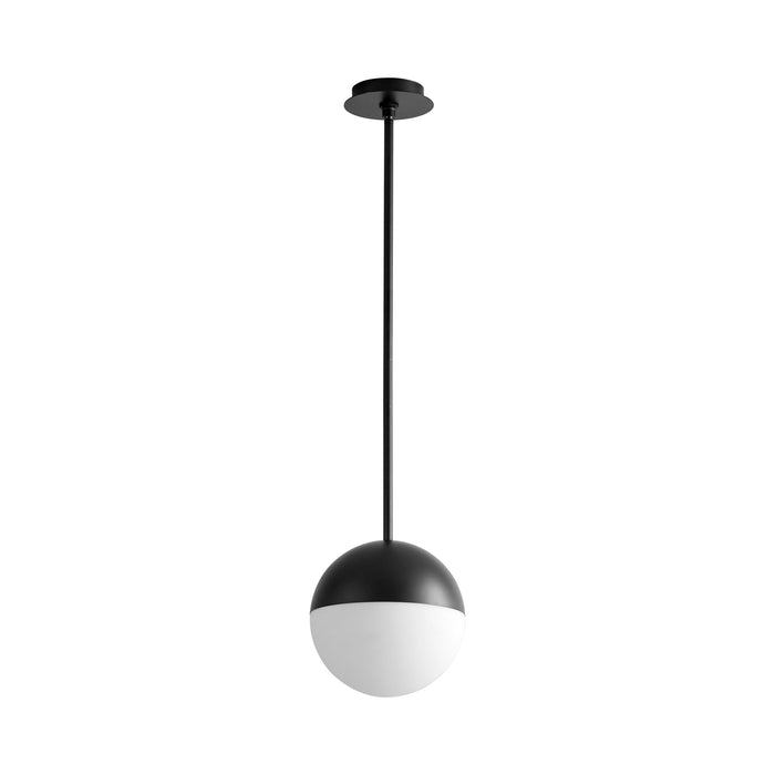 Mondo LED Pendant Light in Black (10-Inch).