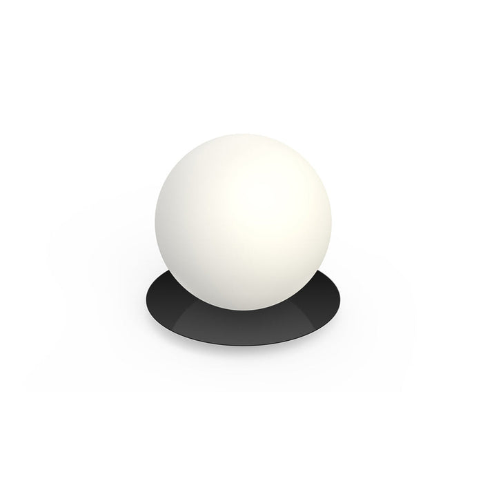Bola Sphere LED Table Lamp in Matte Black (Medium).