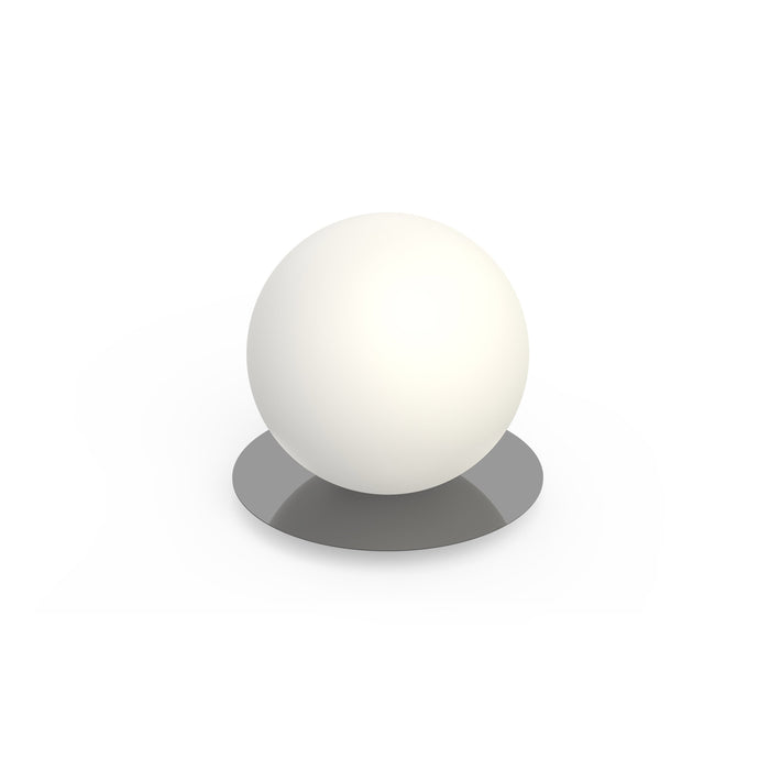 Bola Sphere LED Table Lamp in Gunmetal (Medium).