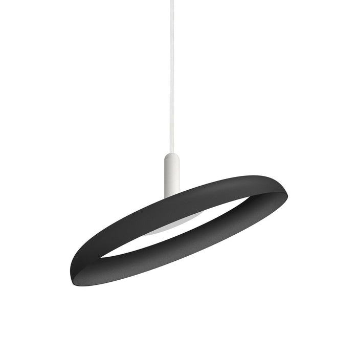 Nivel LED Pendant Light in Black/White (Small).