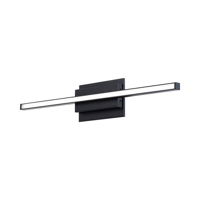 Parallax LED Bath Wall Light in Black (Large).