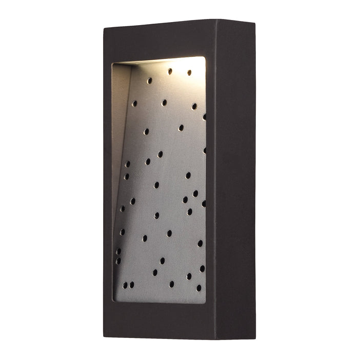 Pinball Outdoor LED Wall Light in Bronze.