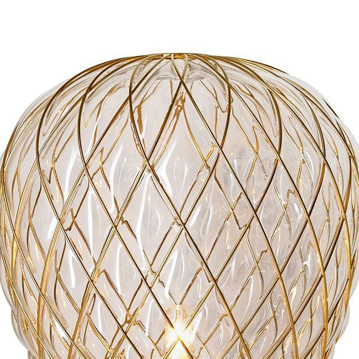 Pinecone Table Lamp Detail.