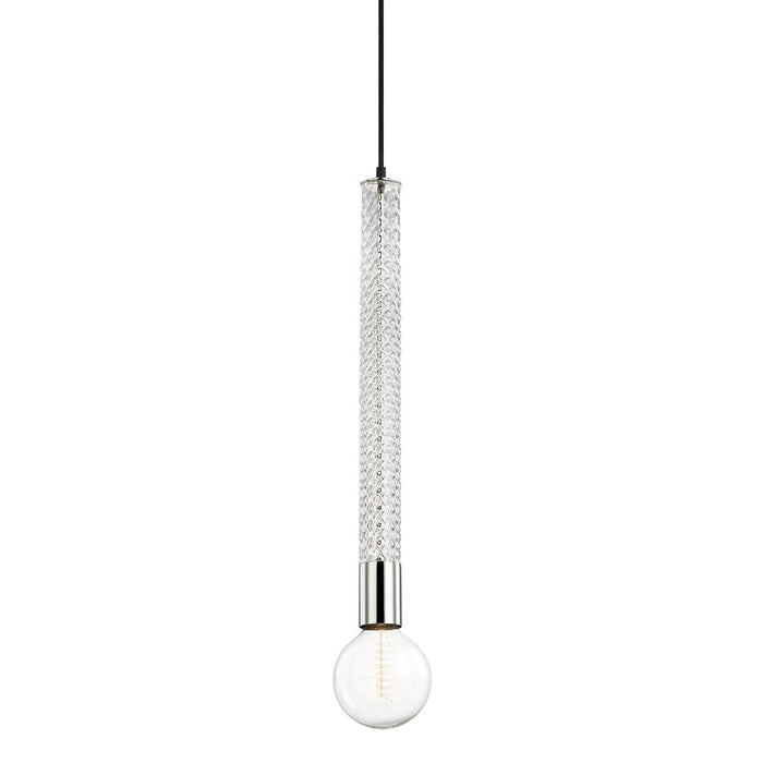 Pippin Pendant Light in Polished Nickel.