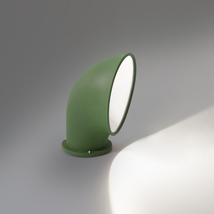 Piroscafo Outdoor LED Floor Lamp in Green.