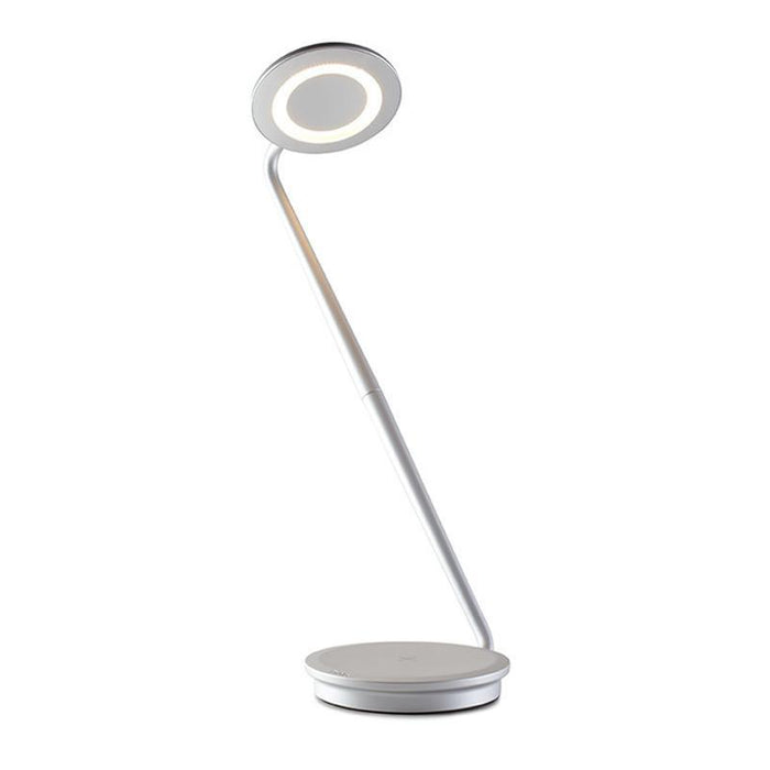 Pixo Plus LED Table Lamp in Silver.