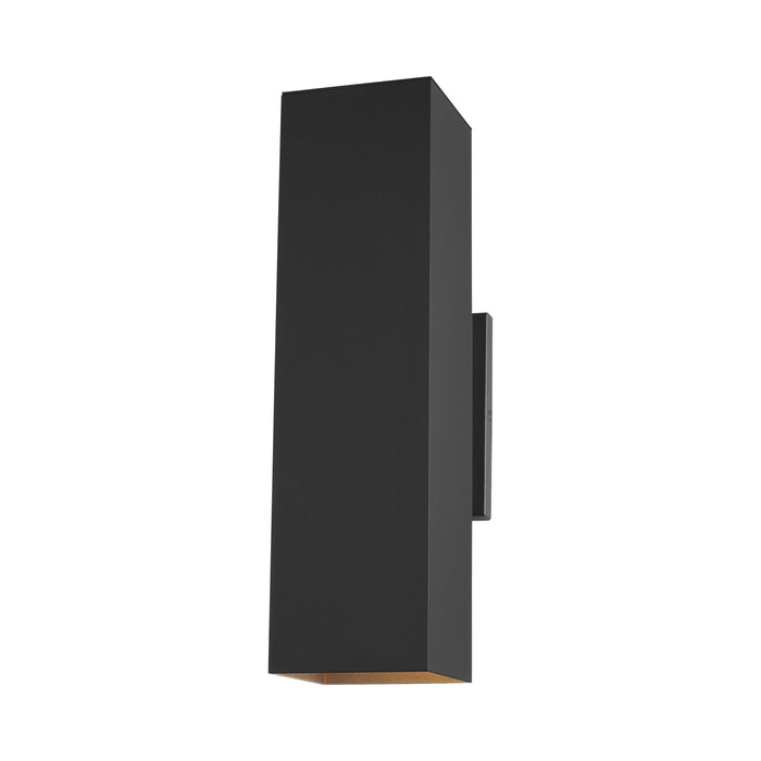 Pohl Outdoor Two Light Wall Light in Large/Black.
