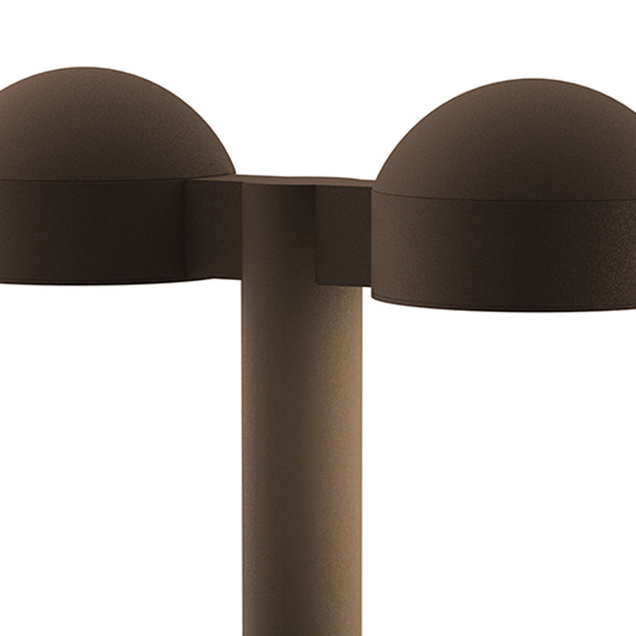 Reals Dome Cap LED Double Bollard in Detail.