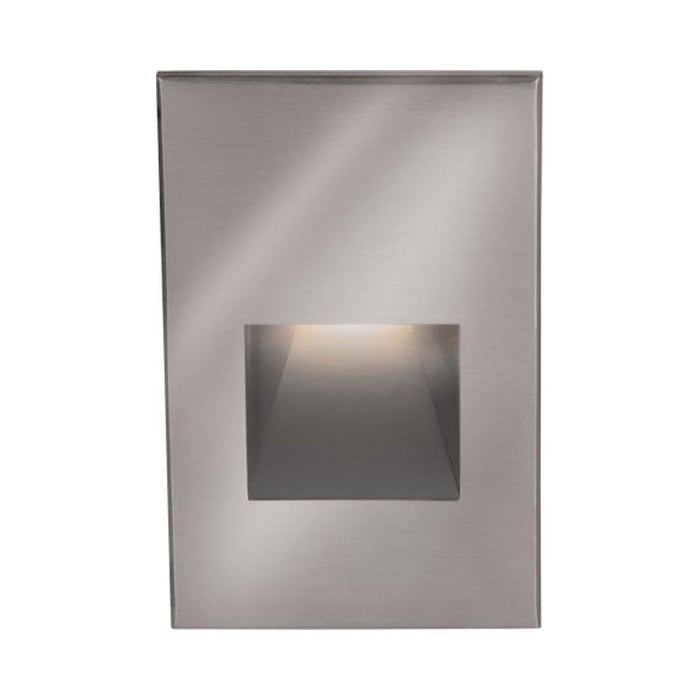 Rectangle LED Step Light in Stainless Steel (Vertical).