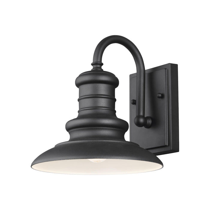 Redding Station Outdoor Wall Light in Small/Textured Black/Incandescent.
