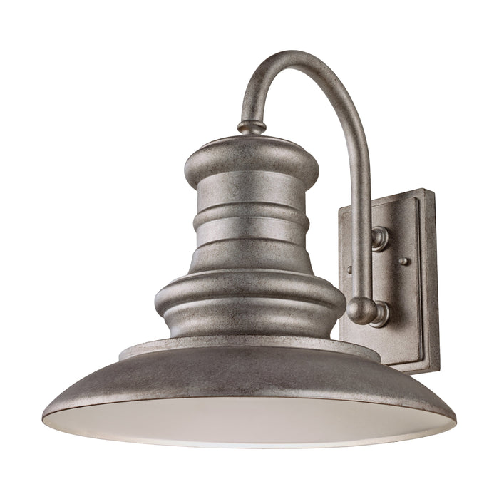 Redding Station Outdoor Wall Light in Large/Tarnished Silver/Incandescent.