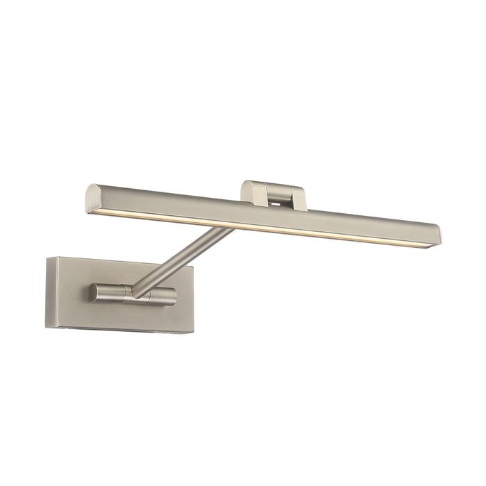 Reed LED Swing Arm Light in Small/Brushed Nickel.