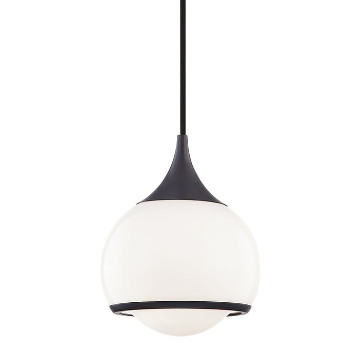 Reese Pendant Light in Grey and White.