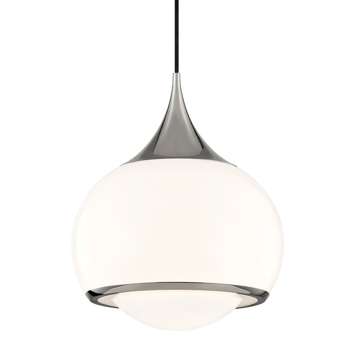 Reese Pendant Light in Polished Nickel/Large.