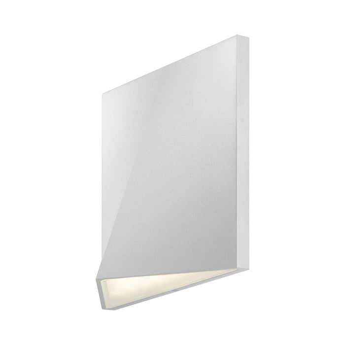 Ridgeline Outdoor LED Wall Light in Textured White.