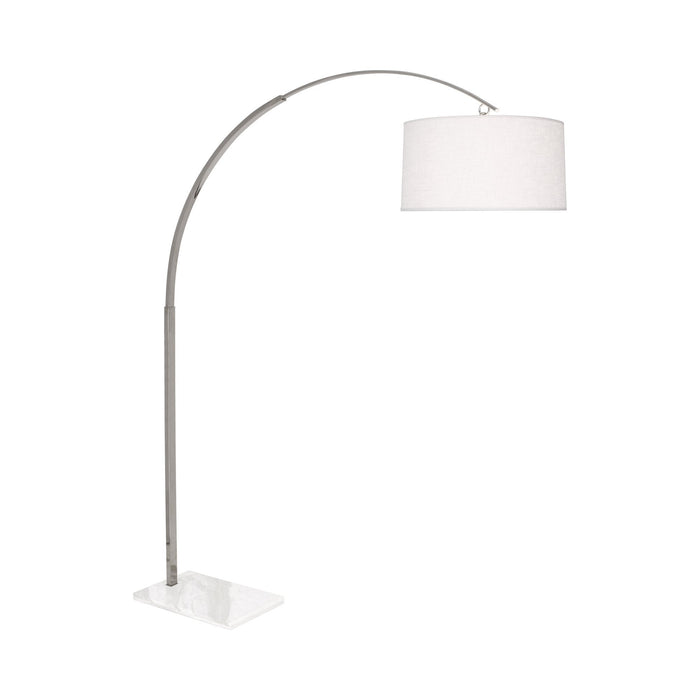 Archer Floor Lamp in Polished Nickel (Large).