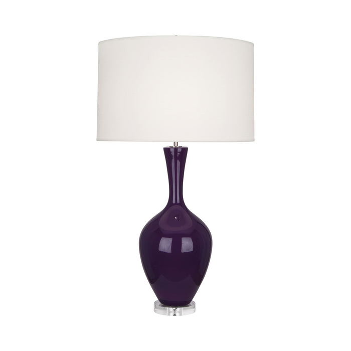 Audrey Table Lamp in Amethyst.