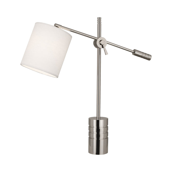 Campbell Table Lamp in Oyster Linen Shade.