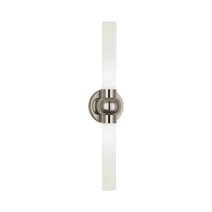 Daphne LED Wall Light in Polished Nickel.
