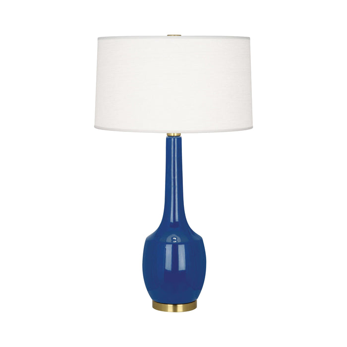 Delilah Table Lamp in Marine Blue.