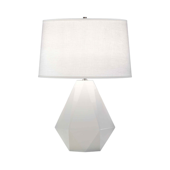 Delta Table Lamp in Lily.