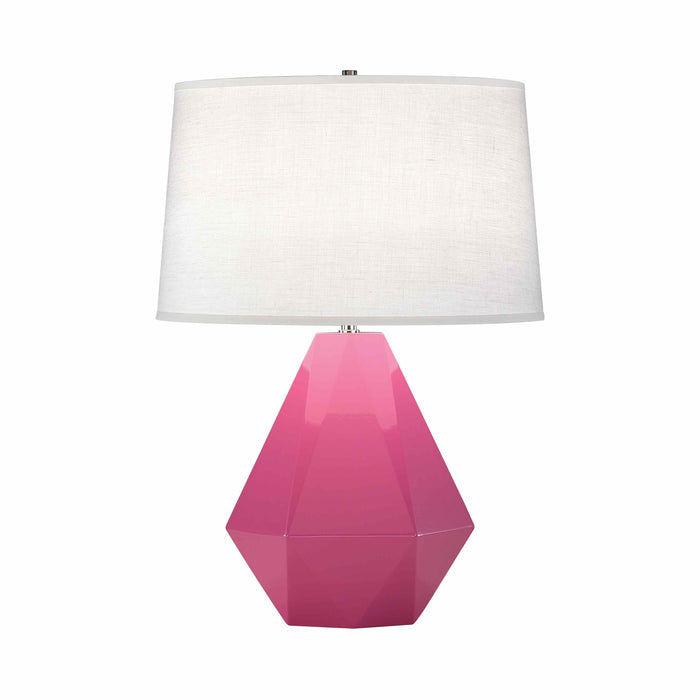 Delta Table Lamp in Schiaparelli Pink.