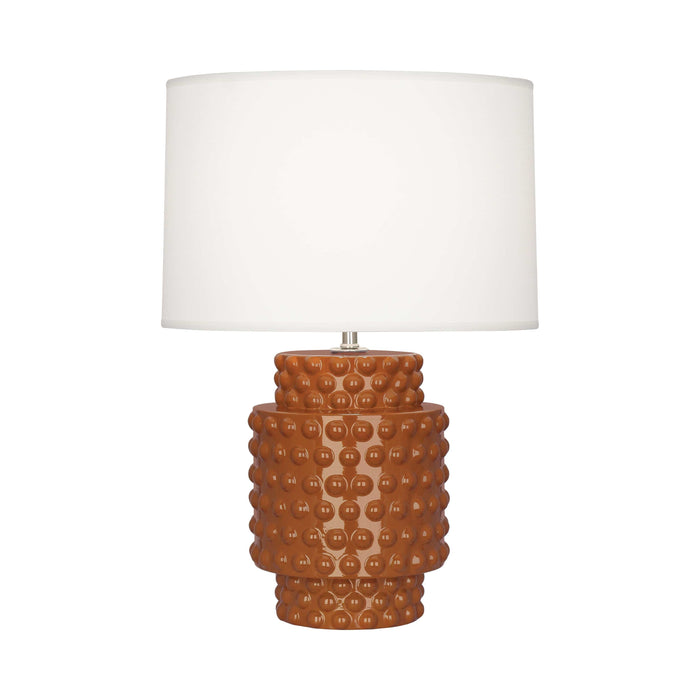 Dolly Table Lamp in Cinnamon/White (Small).