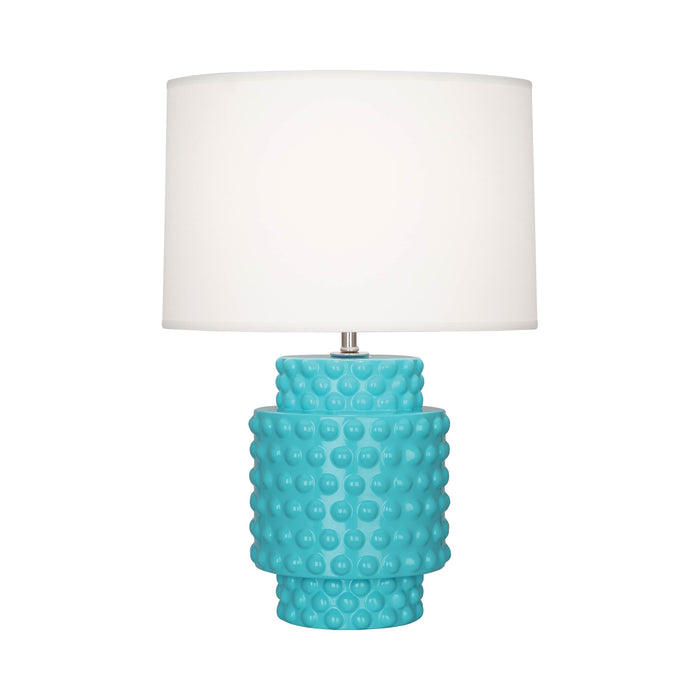 Dolly Table Lamp in Egg Blue/White (Small).