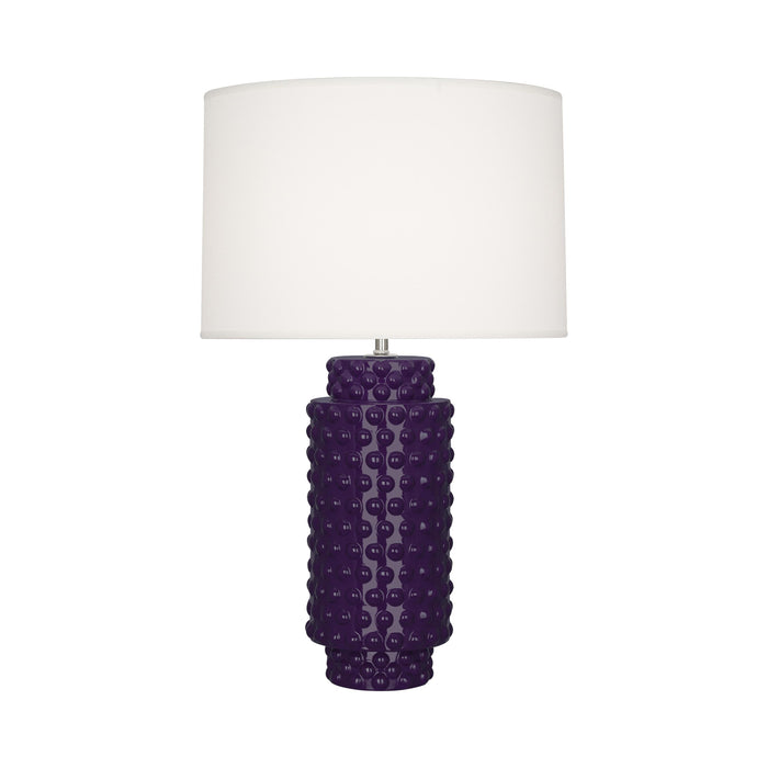 Dolly Table Lamp in Amethyst/White (Large).
