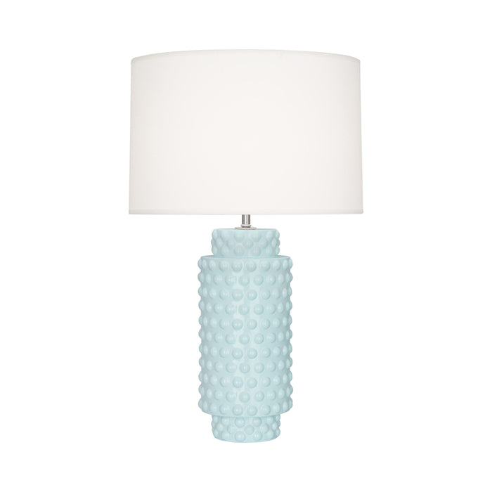 Dolly Table Lamp in Baby Blue/White (Large).