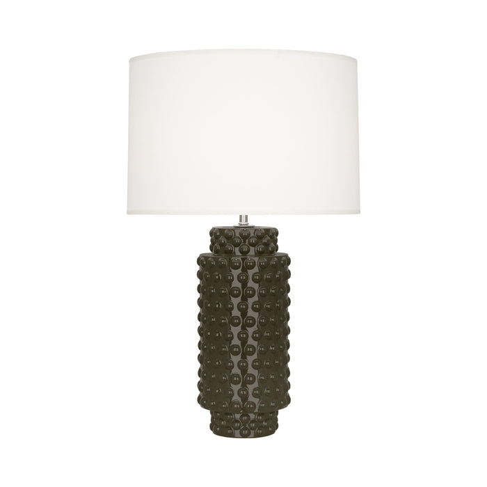 Dolly Table Lamp in Brown Tea/White (Large).
