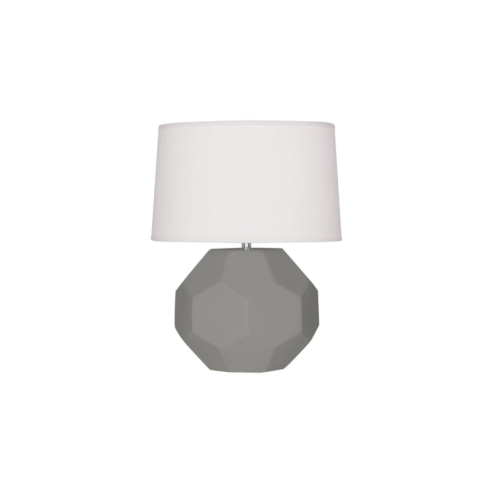 Franklin Table Lamp in Matte Smoky Taupe (Small).