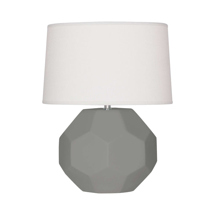 Franklin Table Lamp in Matte Smoky Taupe (Large).