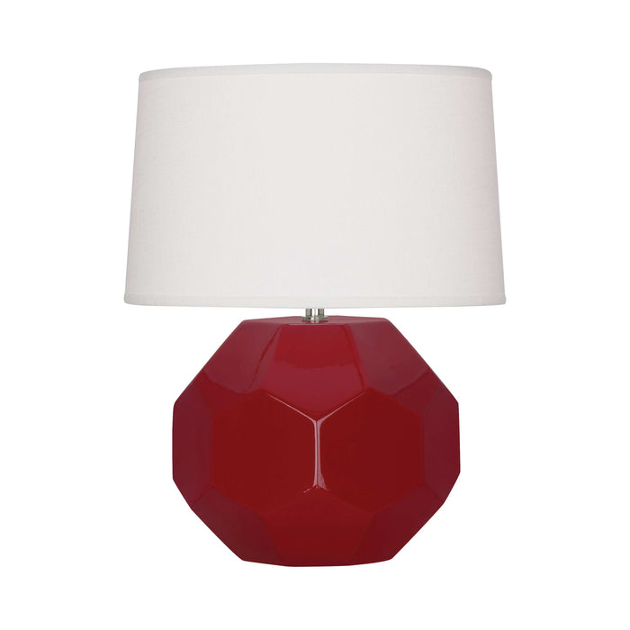 Franklin Table Lamp in Oxblood (Large).
