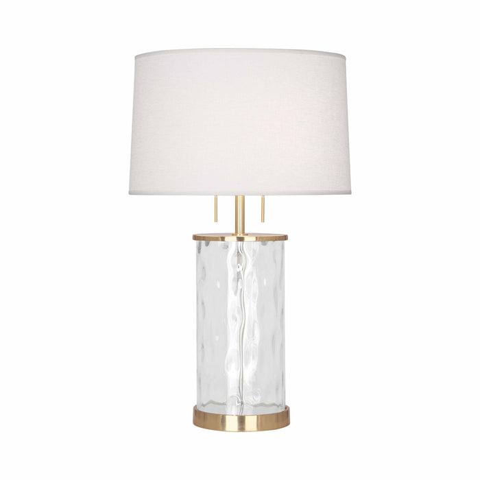 Gloria Table Lamp in Modern Brass.