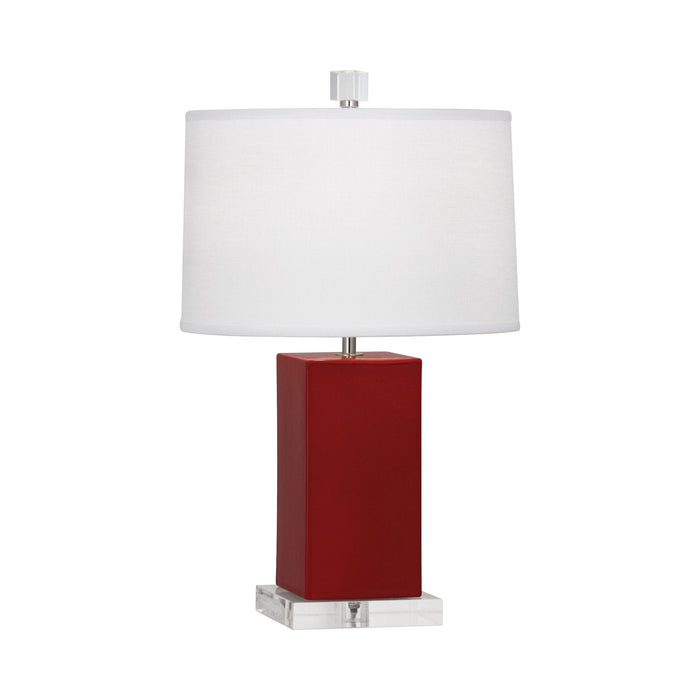 Harvey Table Lamp in Oxblood (Small).