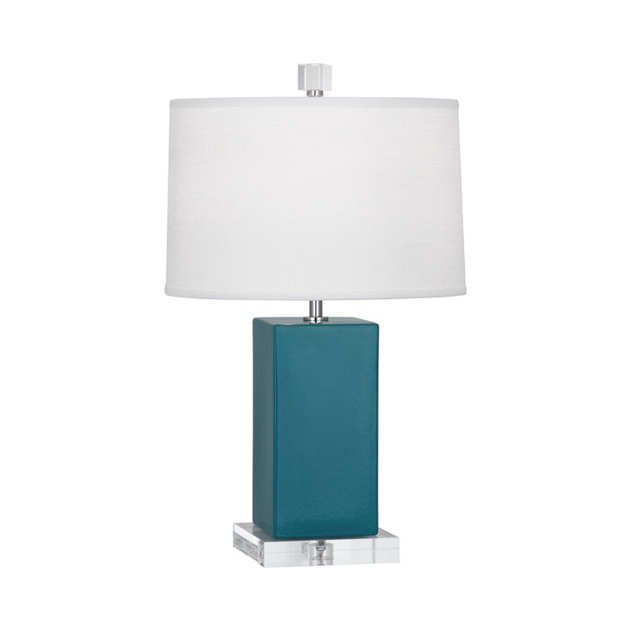 Harvey Table Lamp in Peacock (Small).