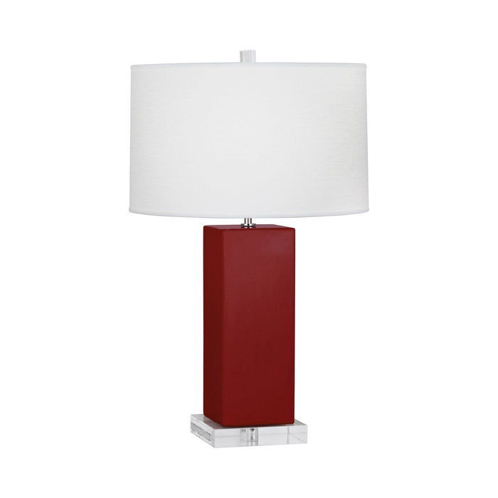 Harvey Table Lamp in Oxblood (Large).