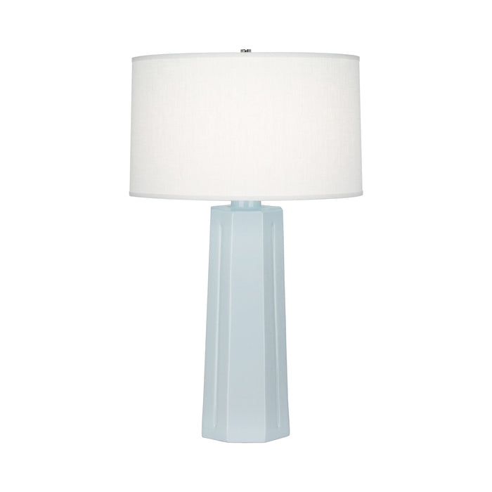 Mason Table Lamp in Baby Blue.