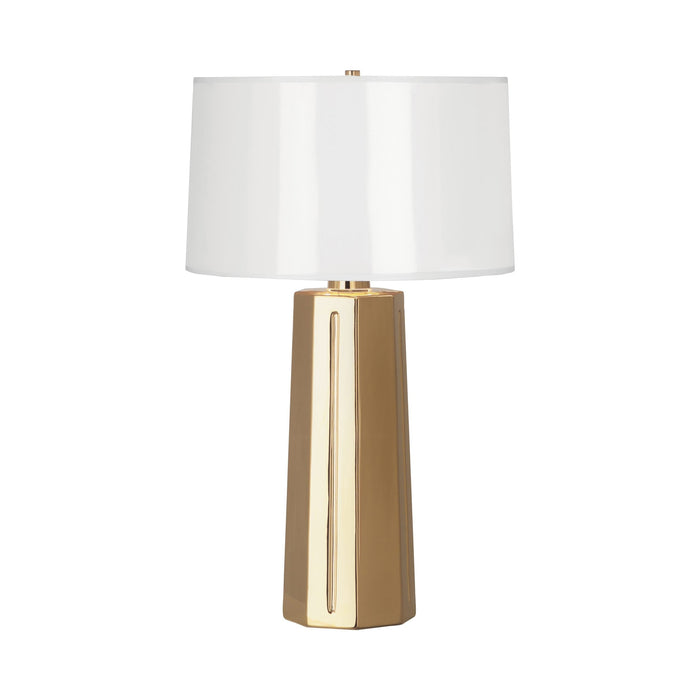 Mason Table Lamp in Polished Gold.