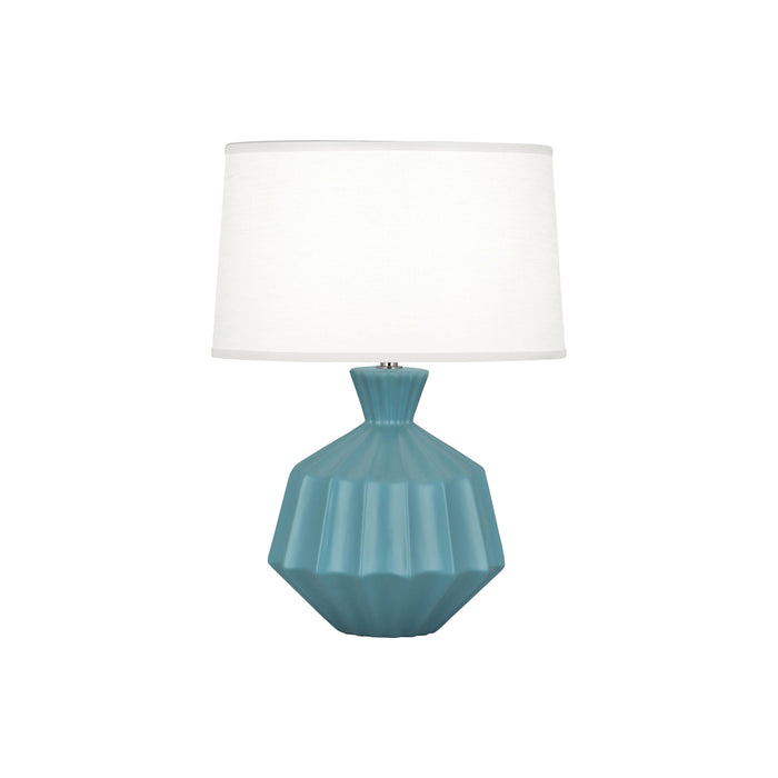 Orion Table Lamp in Matte Steel Blue (Small).